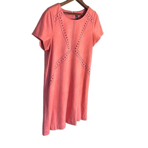 Lord & Taylor Design Lab Faux Suede Mini Dress - Picture 4 of 9